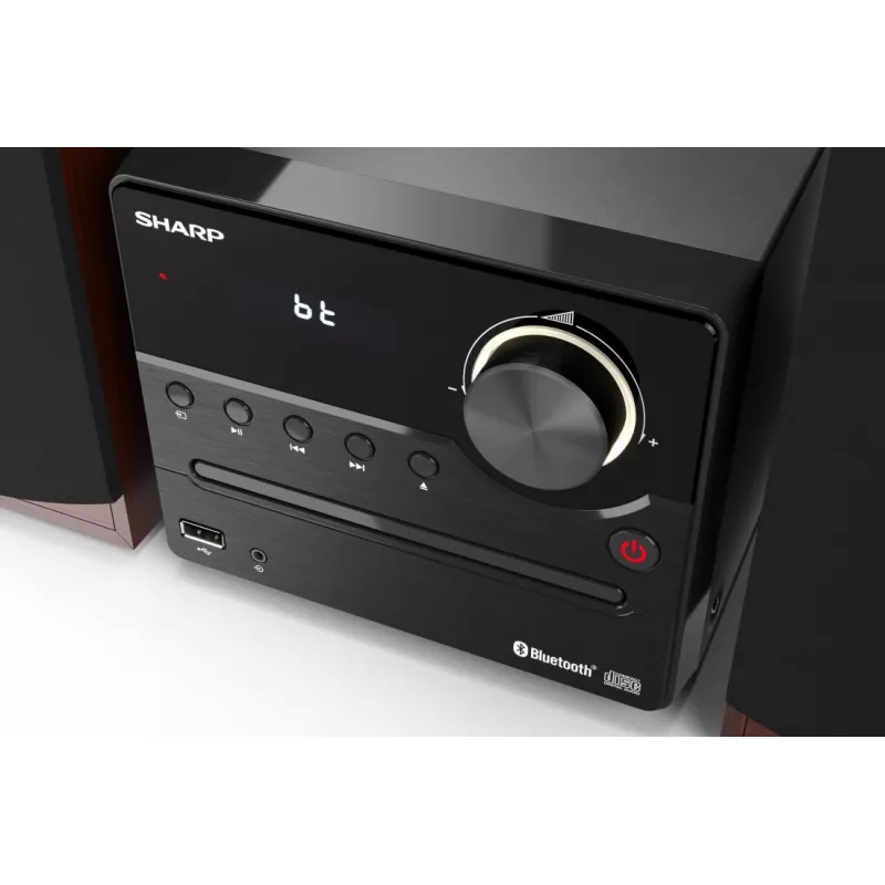 Sharp XL-B512(BR) koduaudiosüsteem Koduaudio mikrosüsteem 45 W Pruun