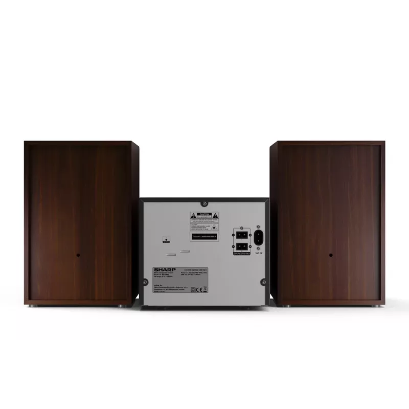 Sharp XL-B512(BR) koduaudiosüsteem Koduaudio mikrosüsteem 45 W Pruun