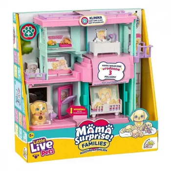 Interaktiivne lemmikloomamängukomplekt Cobi Set Little Live Pets Families Clinic MO-26673, mängukomplekt kliiniku tarvikutega