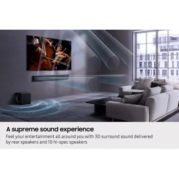 Samsung Q-seeria QS750F 5.1.2 kanaliga heliriba koos bassikõlari ja tagakõlaritega (2025)