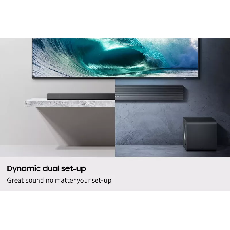 Samsung Q-seeria QS750F 5.1.2 kanaliga heliriba koos bassikõlari ja tagakõlaritega (2025)