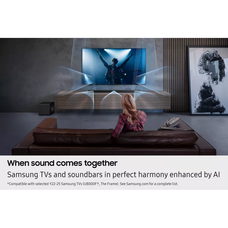 Samsung Q-seeria QS750F 5.1.2 kanaliga heliriba koos bassikõlari ja tagakõlaritega (2025)