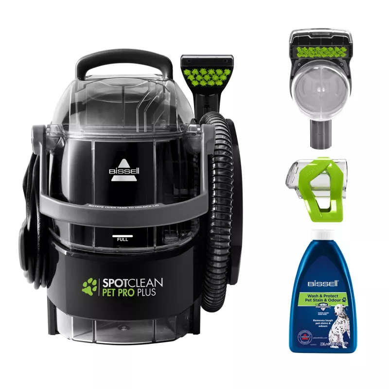Bissell SpotClean Pet Pro Plus vaibapuhastusmasin Käsiseade Deep Must, Läbipaistev