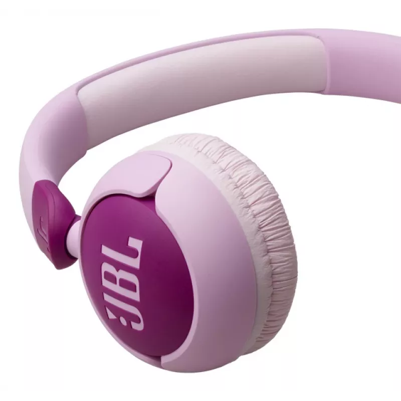 Peakomplekt JBL Junior 320 juhtmega, kõrva peal, peavõru, supra-auraalne, 20–20000 Hz, 116,8 g, lilla