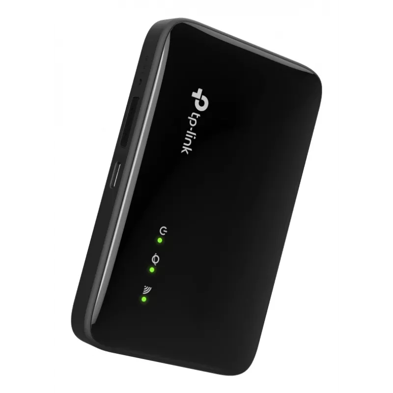 4G traadita ruuter TP-Link M7005 ühe sagedusalaga 2,4 GHz, NanoSIM, Wi-Fi 6, must