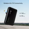 4G traadita ruuter TP-Link M7005 ühe sagedusalaga 2,4 GHz, NanoSIM, Wi-Fi 6, must