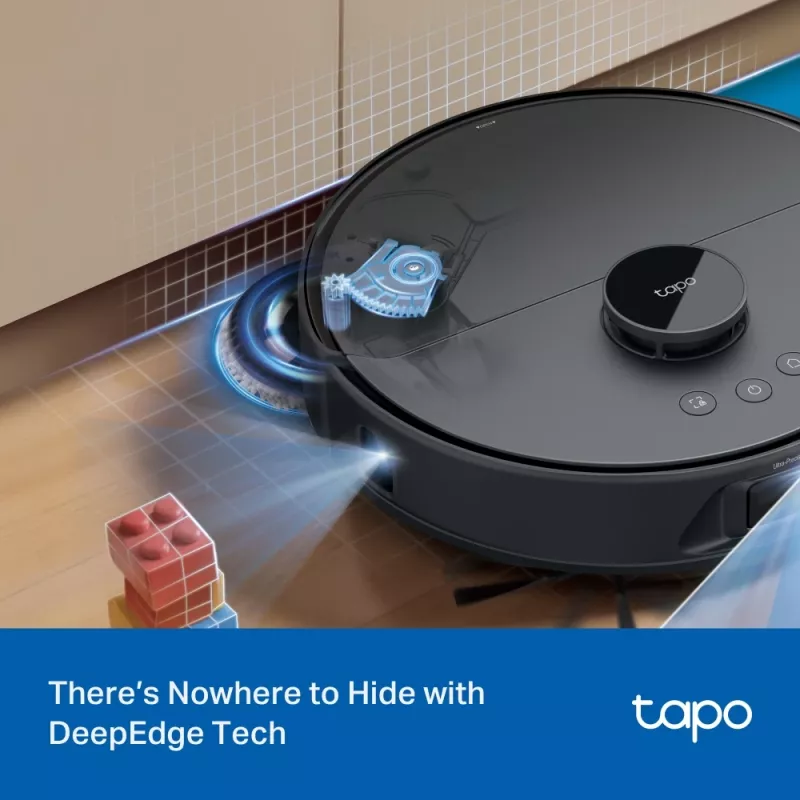 Robot vacuum TP-Link Tapo RV50 Pro Omni — 0.28 L tolmukamber, 5200 mAh aku, laadimisalus 3 L tolmumahutiga
