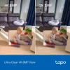 TP-LINK Tapo C250 | Pan/Tilt AI Home Security Wi-Fi Camera | PTZ | 8 MP | 4mm/F1.6 | H.265 | MicroSD Card kuni 512 GB