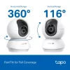 TP-LINK Tapo C250 | Pan/Tilt AI Home Security Wi-Fi Camera | PTZ | 8 MP | 4mm/F1.6 | H.265 | MicroSD Card kuni 512 GB