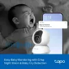TP-LINK Tapo C250 | Pan/Tilt AI Home Security Wi-Fi Camera | PTZ | 8 MP | 4mm/F1.6 | H.265 | MicroSD Card kuni 512 GB