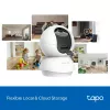TP-LINK Tapo C250 | Pan/Tilt AI Home Security Wi-Fi Camera | PTZ | 8 MP | 4mm/F1.6 | H.265 | MicroSD Card kuni 512 GB