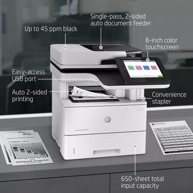 Multifunktsionaalne printer HP LaserJet Enterprise MFP M528f laser-monoprintimine