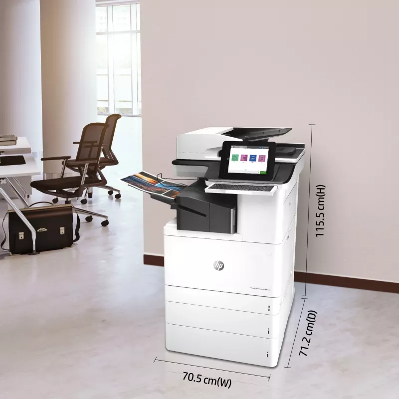 HP Color LaserJet Enterprise Flow MFP M776zs, laser, värvitrükk, 1200 x 1200 DPI, A3, otseprintimine, must, valge