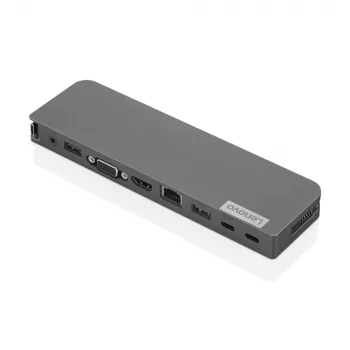 Lenovo USB-C minidokk juhtmega USB 3.2 Gen 1 (3.1 Gen 1) USB-C Hall