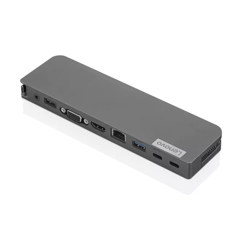 Lenovo USB-C minidokk juhtmega USB 3.2 Gen 1 (3.1 Gen 1) USB-C Hall