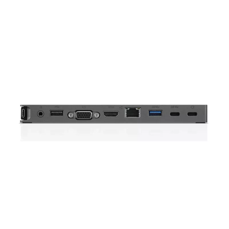 Lenovo USB-C minidokk juhtmega USB 3.2 Gen 1 (3.1 Gen 1) USB-C Hall