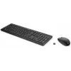 HP 235 juhtmevaba hiir ja klaviatuur, komplekt, juhtmevaba, raadiosageduslik, mehaaniline, QWERTY, must, hiir kaasas