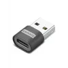 Lenovo 4X91C99226 kaabli soovahetaja USB-C USB-A Must