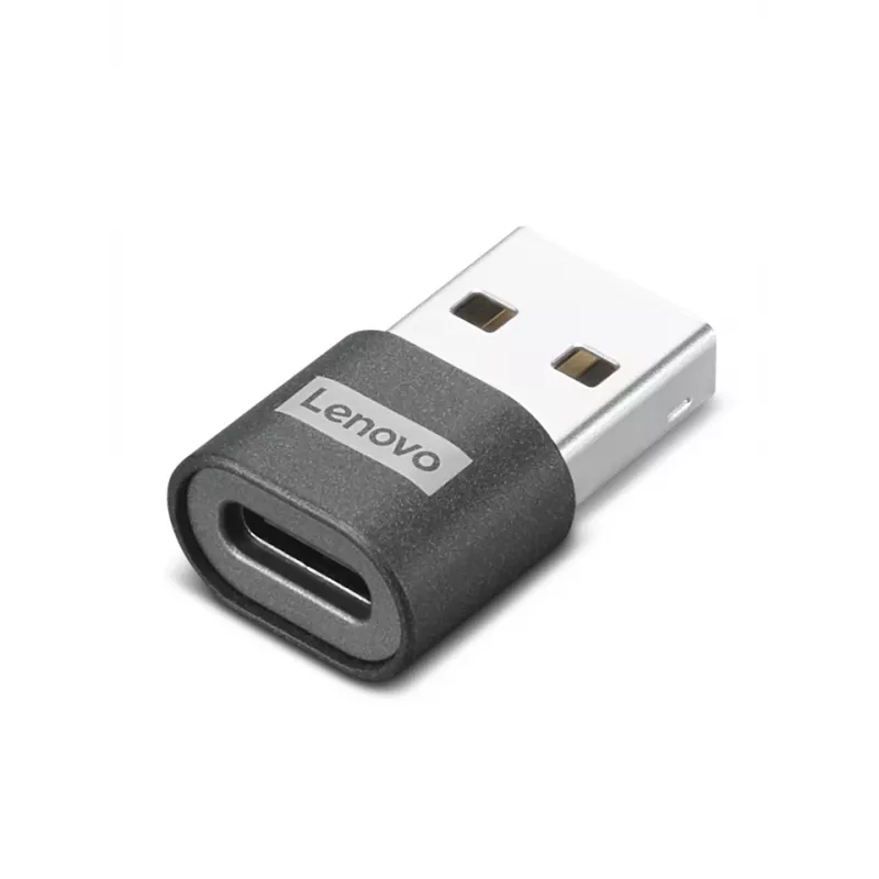 Lenovo 4X91C99226 kaabli soovahetaja USB-C USB-A Must