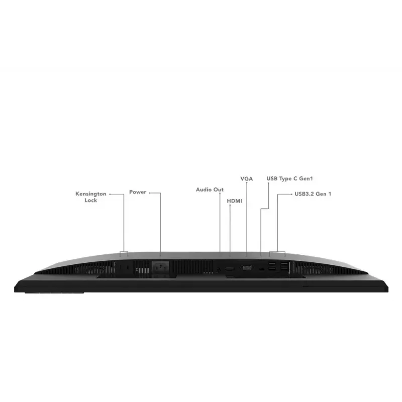 27-tolline LED monitor Lenovo L27M-30, 1920×1080 Full HD, IPS, 6 ms, 250 cd/m², USB 3.2 jaotur, kõlarid, VESA, hõbedane/must