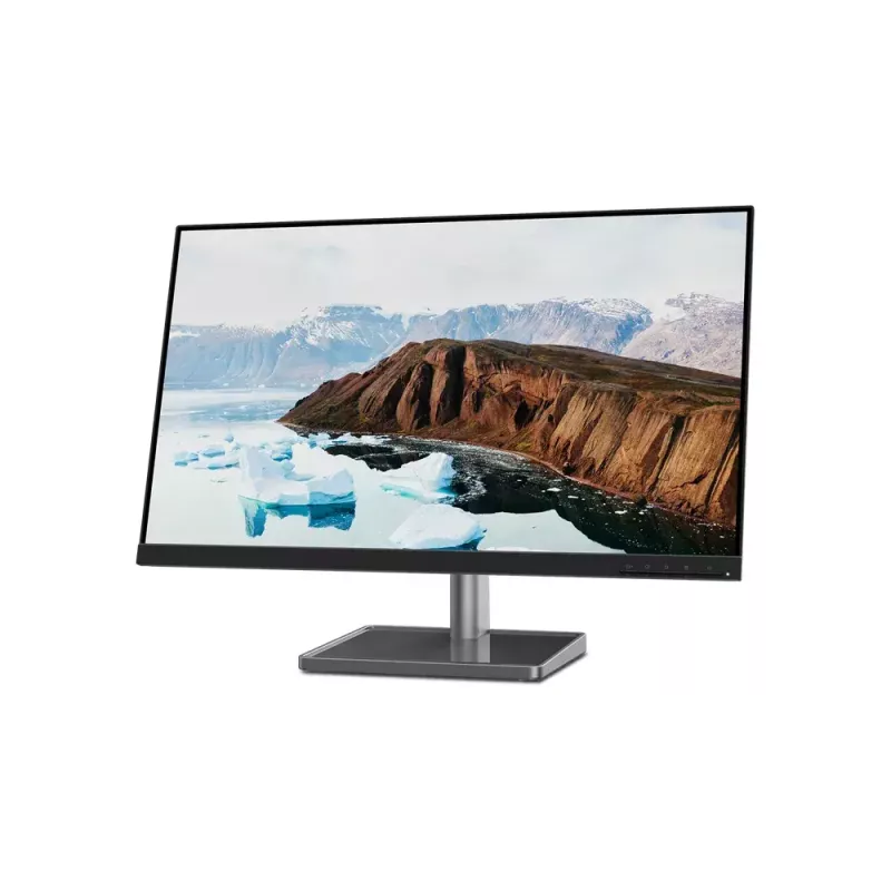 27-tolline LED monitor Lenovo L27M-30, 1920×1080 Full HD, IPS, 6 ms, 250 cd/m², USB 3.2 jaotur, kõlarid, VESA, hõbedane/must