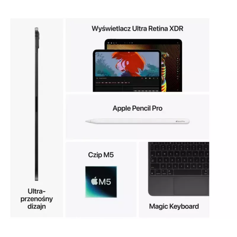 Tahvelarvuti Apple iPad Pro 13 tolli M5 16 GB 1 TB iPadOS