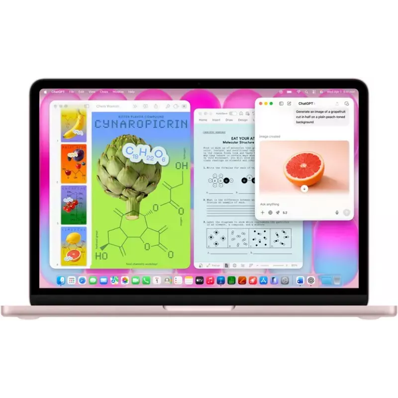 Sülearvuti Apple MacBook Neo 13-tolline — A18 Pro 6-tuumaline protsessor, 5-tuumaline graafikaprotsessor, 8 GB muutmälu, 512 GB SSD, Touch ID, 13 tolli 2408×1506, roosa