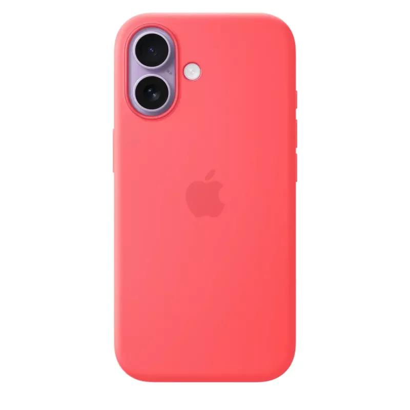 Silikoonümbris MagSafe’iga Apple iPhone 17 jaoks — Bright Guava, sobib 6,3-tollise (16 cm) ekraaniga
