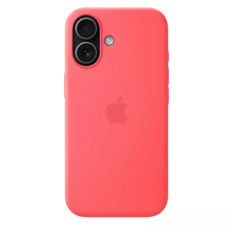 Silikoonümbris MagSafe’iga Apple iPhone 17 jaoks — Bright Guava, sobib 6,3-tollise (16 cm) ekraaniga