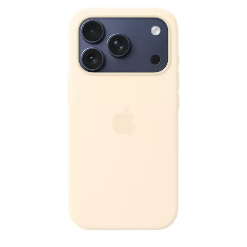 Silikoonümbris MagSafe’iga Apple iPhone 17 Pro jaoks — Vanill, sobib 16 cm (6,3 tolli) ekraanile