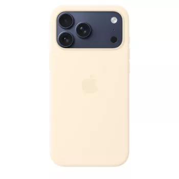 Silikoonümbris MagSafe'iga Apple iPhone 17 Pro Max jaoks — Vanilje, sobib 17,5 cm (6,9 tolli) ekraanile
