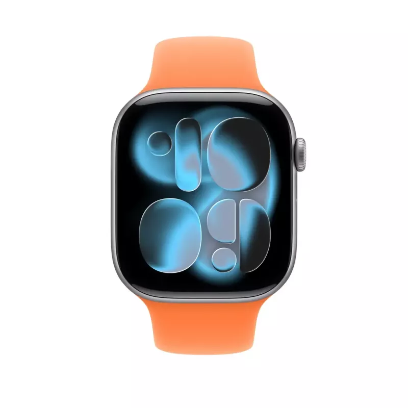 Sportriba Apple Watch'ile 46 mm — Clementine (oranž), suurus S/M, randme ümbermõõt 140–190 mm