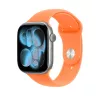 Sportriba Apple Watch'ile 46 mm — Clementine (oranž), suurus S/M, randme ümbermõõt 140–190 mm