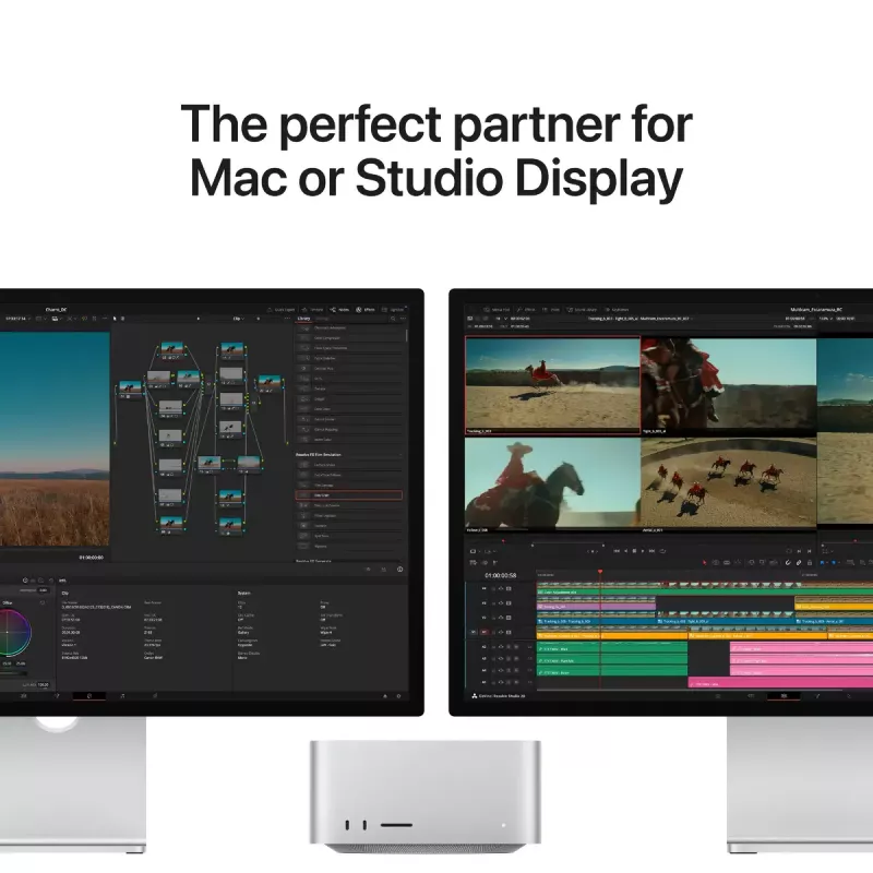 Monitor Apple Studio Display XDR — 27 tolli 5K (5120×2880), LED, nanotekstuuriga klaas, kallutatav ja kõrgusreguleeritav alus, hõbedane