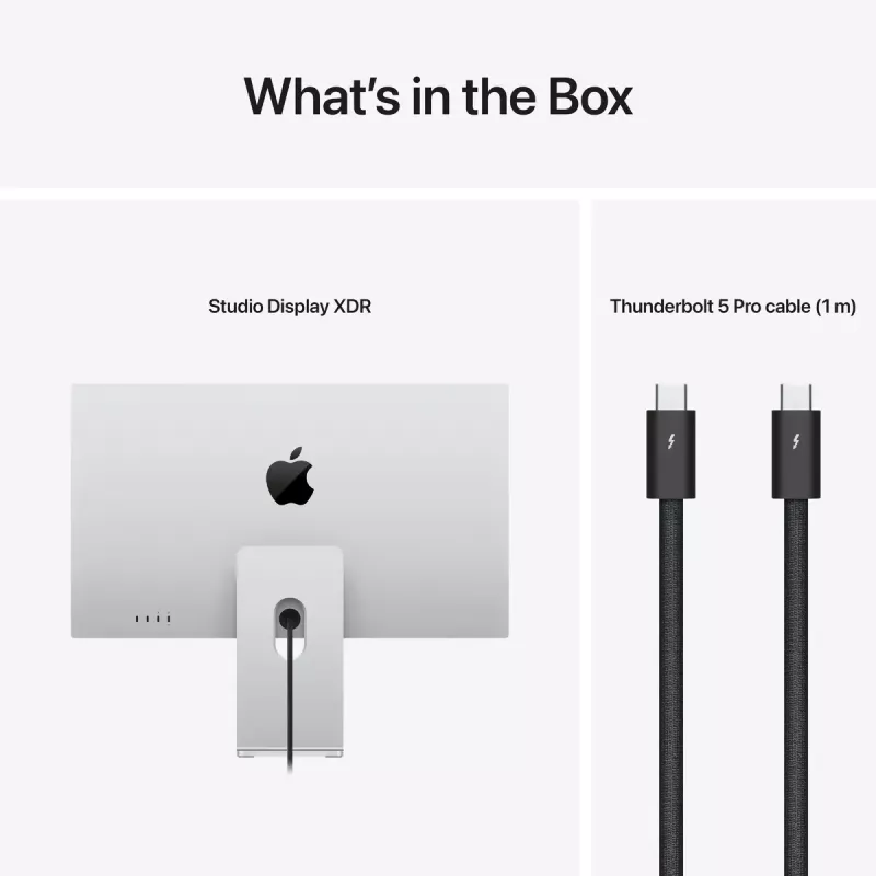 Monitor Apple Studio Display XDR — 27 tolli 5K (5120×2880), LED, nanotekstuuriga klaas, kallutatav ja kõrgusreguleeritav alus, hõbedane