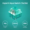 HyperX Alloy Origins Core PBT HX Aqua – mehaaniline mänguriklaviatuur