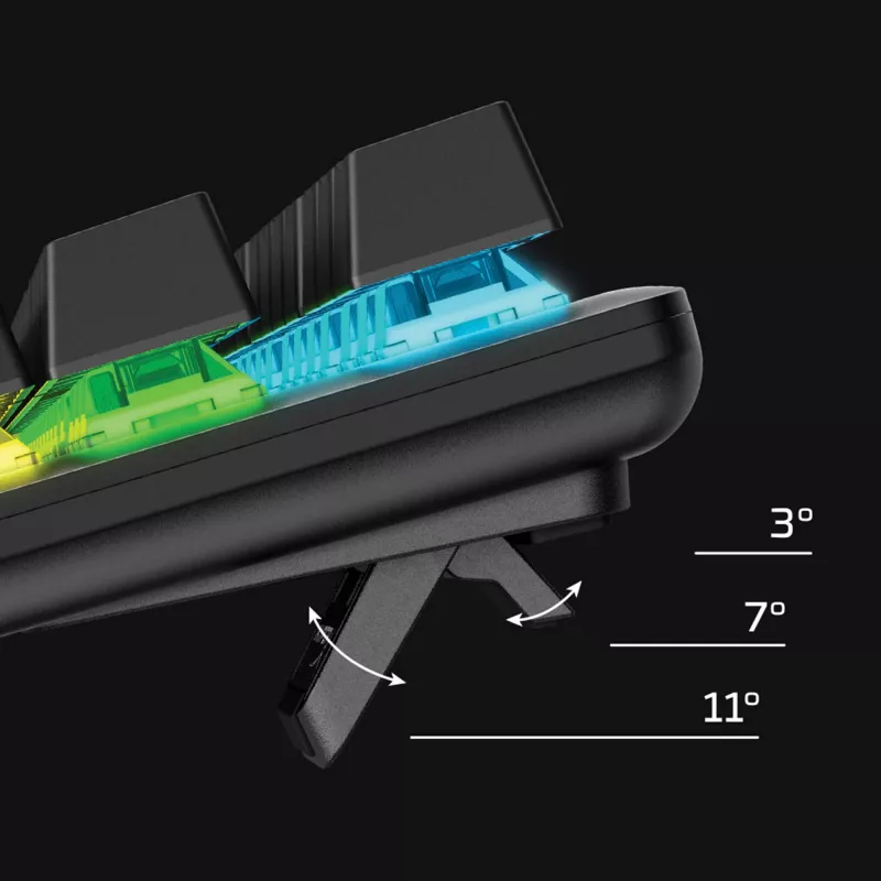 HyperX Alloy Origins Core PBT HX Aqua – mehaaniline mänguriklaviatuur