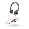 HP Poly Poly Blackwire 3325 USB-A peakomplekt, juhtmega, kontor/kõnekeskus, 130 g, peakomplekt, must