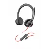 HP Poly Poly Mustwire 8225 Microsoft Teams'i sertifikaadiga USB-C peakomplekt