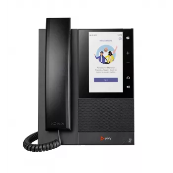 HP Poly CCX 505 äriklassi meediafon Microsoft Teamsile ja PoE-toega