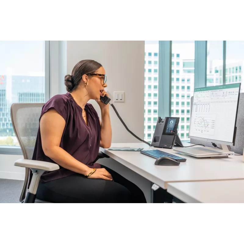HP Poly CCX 505 äriklassi meediafon Microsoft Teamsile ja PoE-toega