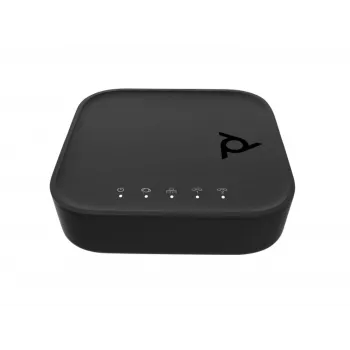 Häälpordiadapter POLY ATA 402 2FXS VoIP-adapter Open SIP, G.711/OPUS, alalisvoolutoide, 100–240 V vahelduvvoolusisend