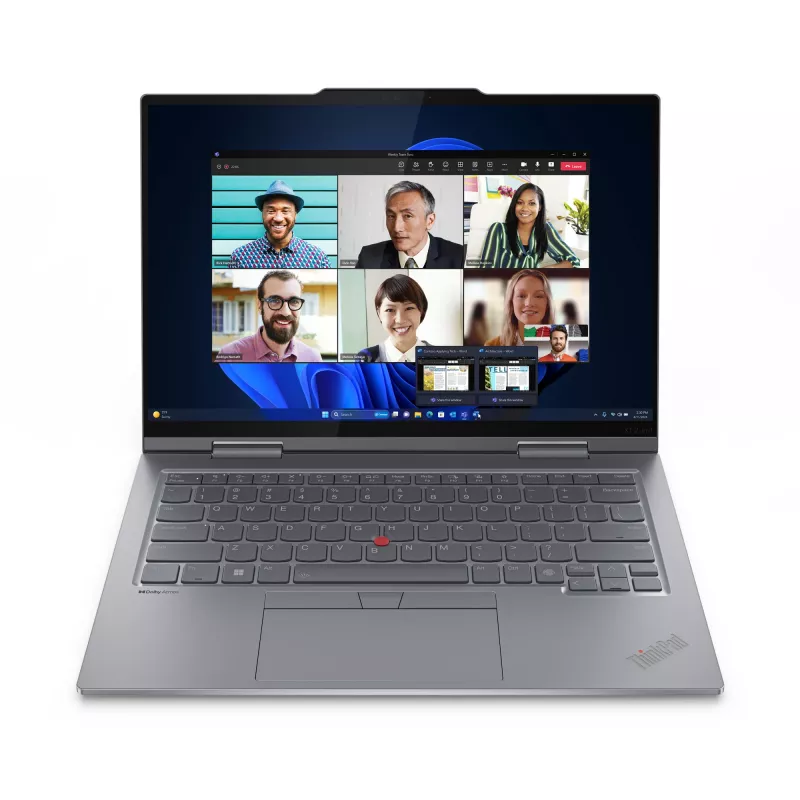 Lenovo ThinkPad X1 2-in-1 Gen 9 Intel Core Ultra 7 155U hübriid (2-ühes) 35,6 cm (14 tolli) puutetundlik WUXGA 16 GB LPDDR5x-SDRAM 512 GB SSD Wi-Fi 6E (802.11ax) Windows 11 Pro saksakeelne hall