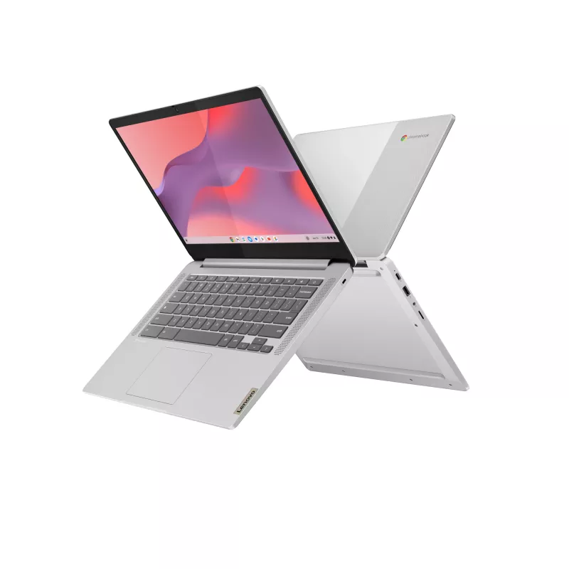 Lenovo IdeaPad õhuke 3 Chrome 14M868 MediaTek Kompanio 520 Chromebook 35,6 cm (14 inch) Full HD 4 GB LPDDR4x-SDRAM 128 GB eMMC Wi-Fi 6 (802.11ax) ChromeOS Saksa Hall