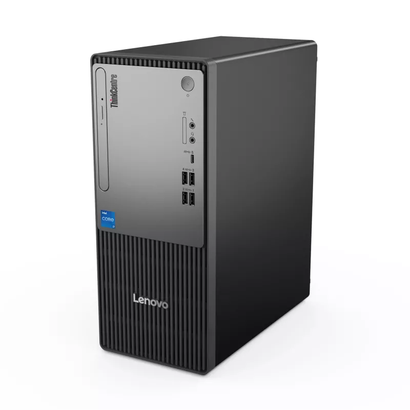 Lenovo ThinkCentre neo 50t Gen 5 Intel® Core™ i3 i3-14100 8 GB DDR5-SDRAM 256 GB SSD Windows 11 Pro Tornarvuti Must
