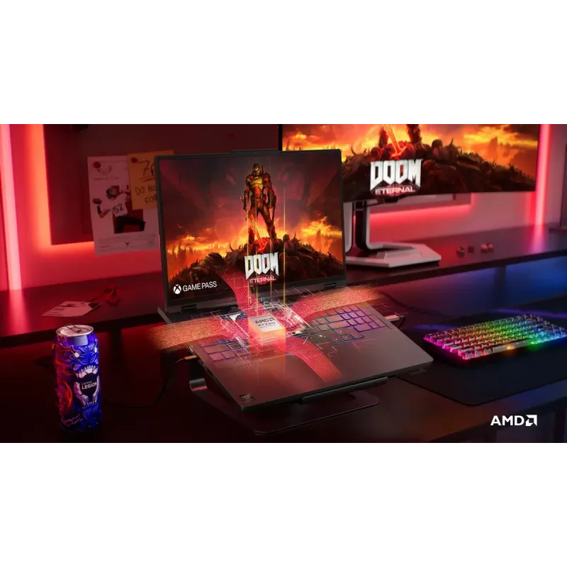 Sülearvuti Lenovo Legion Pro 5 16 WQXGA – AMD Ryzen 9 9955HX, 32GB RAM, 1TB SSD, NVIDIA RTX 5070 8GB, Windows 11 Home