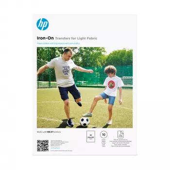 HP Triikimispaber heledale kangale A4 (210 x 297 mm) 10 lehte