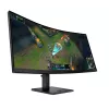 HP OMEN LCD 34c G2 kumer VA 34 86,4 cm WQHD 3440x1440 1ms 185 Hz 400 niti 2xHDMI DP VESA arvutimonitor 86,4 cm (34 tolli) 3440 x 1440 pikslit Wide Quad HD Must