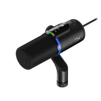HyperX FlipCast - USB/XLR dünaamiline mikrofon (must)