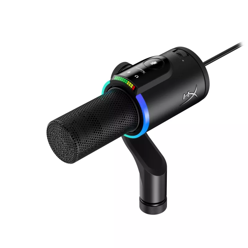 HyperX FlipCast - USB/XLR dünaamiline mikrofon (must)